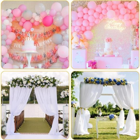 10FT x 10FT Square Backdrop Stand , Backdrop Stand Heavy Duty with Base (Gold) - Picture 6 of 7